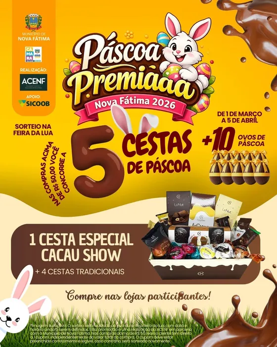 Arte da Páscoa Premiada Nova Fátima 2026